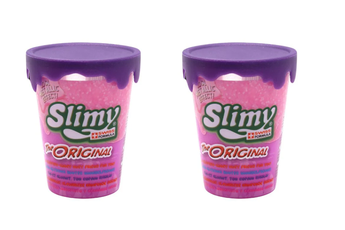 Slime Ánh Kim Tím Slimy – Chất Nhờn Ma Quái An Toàn Cho Bé